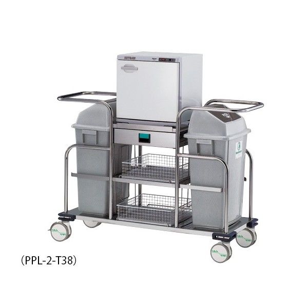 清拭オムツ交換車 38L(おしぼり150~200本収納) 0-4590-21 1