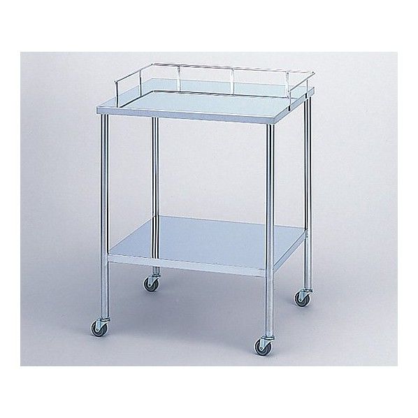 器械卓子(手摺付き) 600×450×750mm 0-5952-01 1