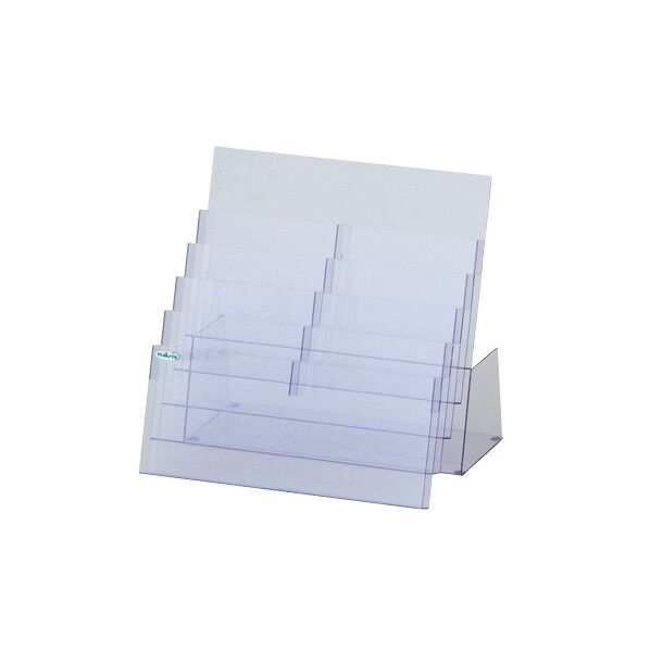 パンフレットラック(A4サイズ対応) PRK2-5 0-4554-11 1台