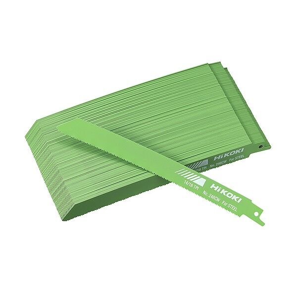 湾曲セーバソーブレード No.246CW 薄物金属解体用 200mm 0000-4429 100枚