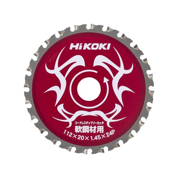 HiKOKI(ハイコーキ) 0032-6251 チップソー(軟鋼材用) チップソーカッタ用 112×24P 1個...