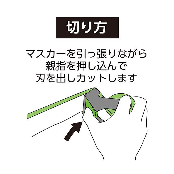 ハンディクラウン 養生マスカー用カッターマスカーカッターミニタイプ本体 2093010000 1点