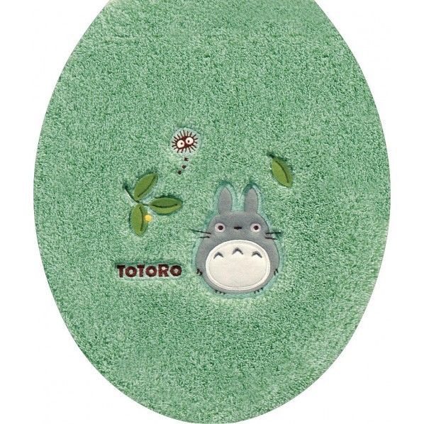となりのトトロ もりのかぜ 普通便座用ふたカバー グリーン 1個
