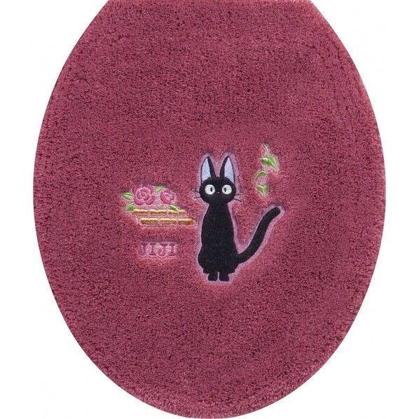 魔女の宅急便 ひるさがり 普通便座用ふたカバー ローズ 1個