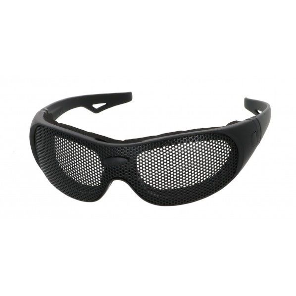 メッシュ保護メガネ サングラスタイプ 黒 2049059 1個