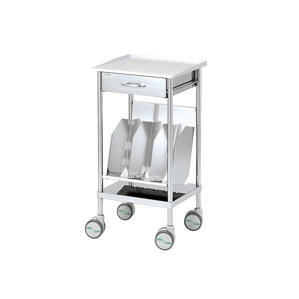 ナビスメイトワゴン・レントゲンフィルム収納タイプ(引出付) 458×406×867mm 0-7931-02 1