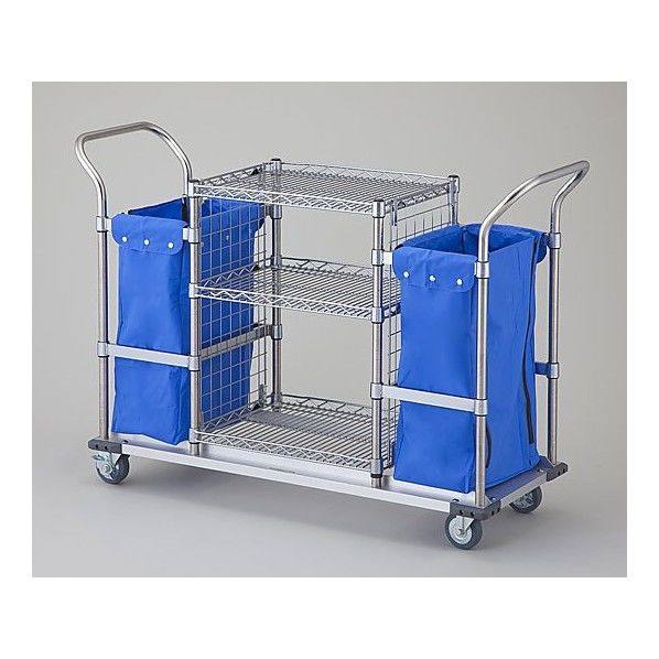 オムツカート(メッシュパネル付き) ダブルタイプ 0-9939-03 1