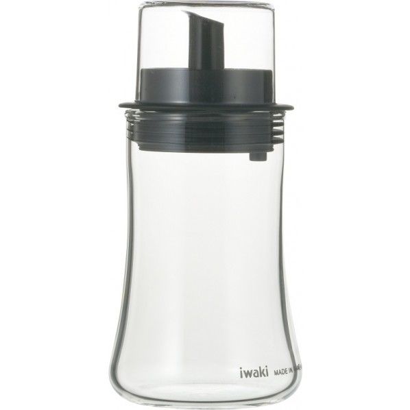 フタ付オイル差し(S) ブラック 径5.8×12cm KT5031-BKO 1個