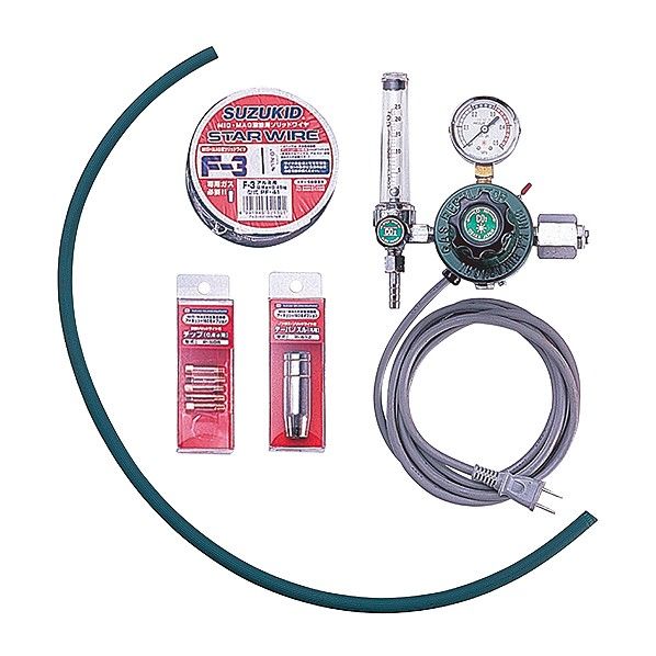 軟鋼CO2溶接用アーキュリー120/160用CO2セット※ボンベなし