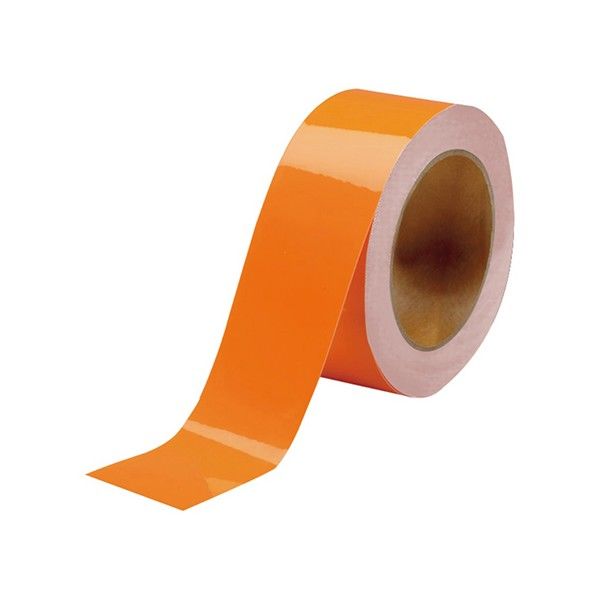 耐久ラインテープ(プラコア) オレンジ 1-2604-07 1