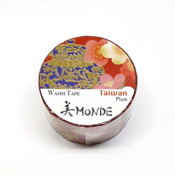 マスキングテープ 台湾「ウメ」 25mmx5m GR-4008 1個