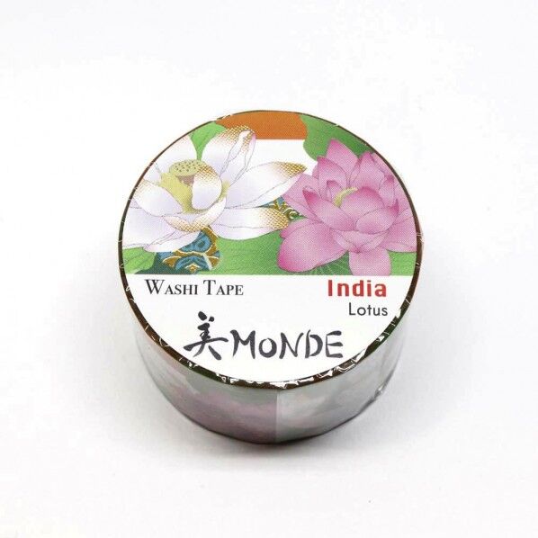 マスキングテープ インド「ハス」 25mmx5m GR-4020 1個