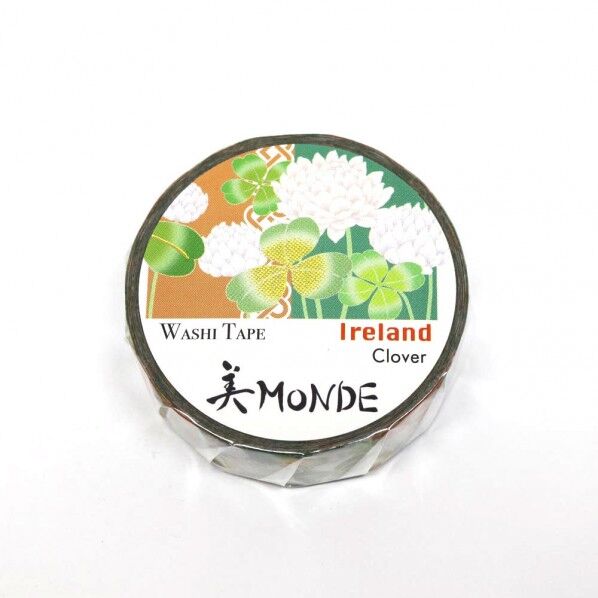 マスキングテープ アイルランド「クローバー」 15mmx7m GR-4033 1個