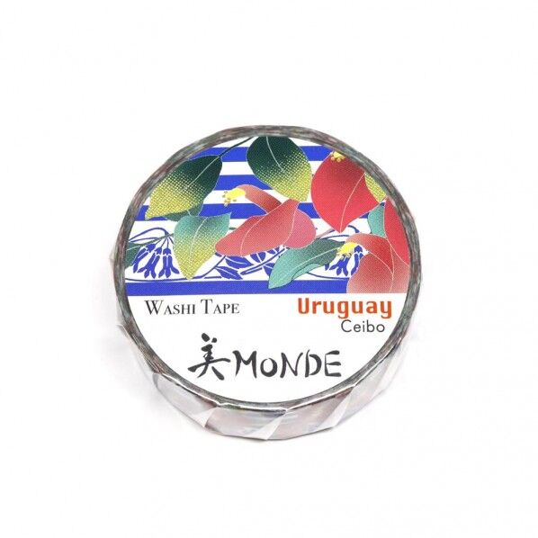 マスキングテープ ウルグアイ「セイボ」 15mmx7m GR-4041 1個
