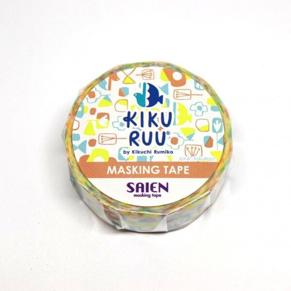 マスキングテープ KIKURUU 15mmx7m UR-0131 1個