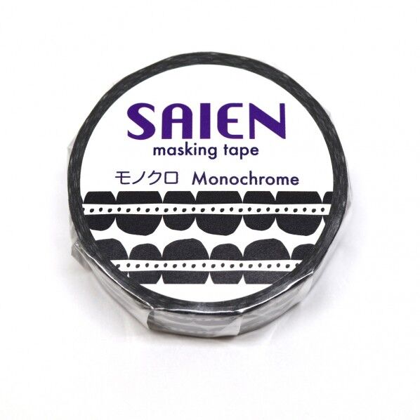 マスキングテープ モノクロ 15mmx10m UR-0146 1個