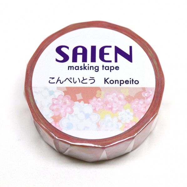 マスキングテープ こんぺいとう 15mmx10m UR-0160 1個