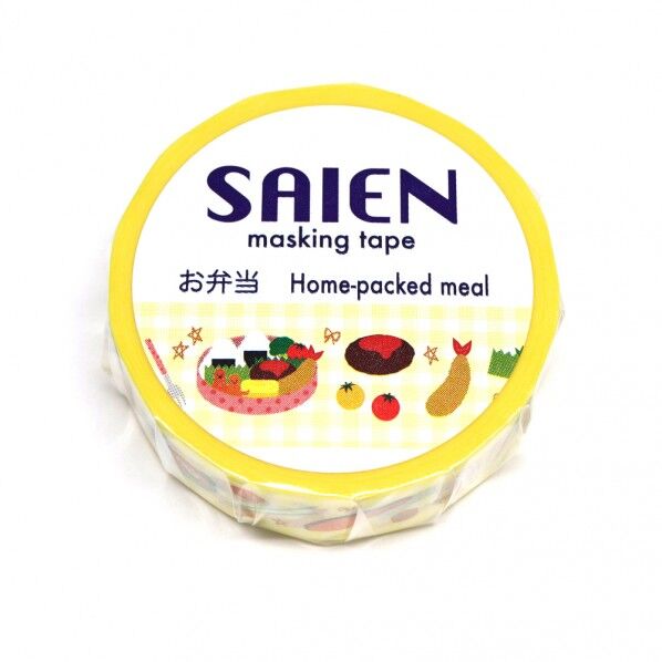 マスキングテープ お弁当 15mmx10m UR-0186 1個