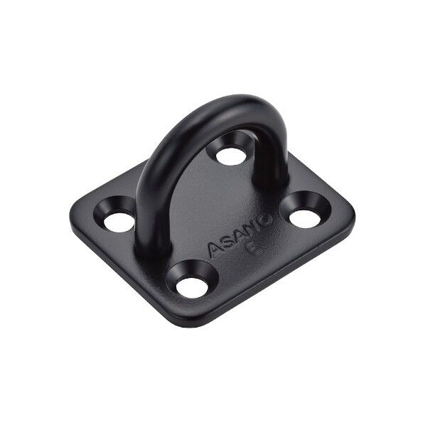 アイプレート ネジ付き 黒 5mm AK16092 1個