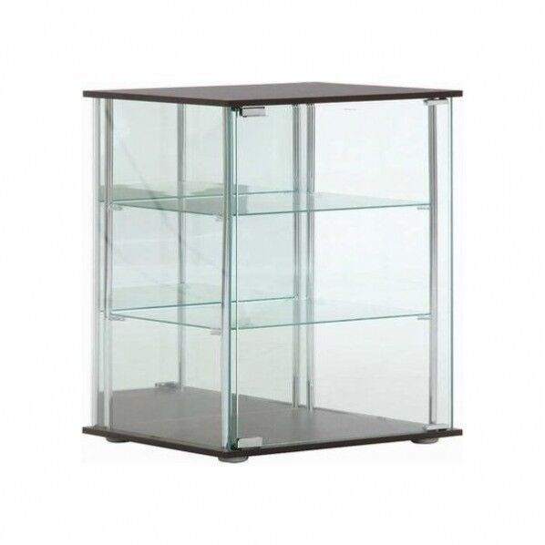 ガラスコレクションケース3段 ブラウン アタッシュケース 96049 TMG-G02 1台