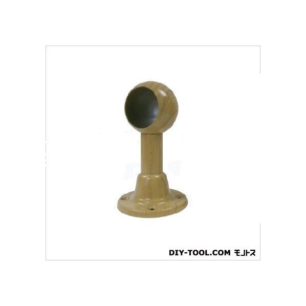 ステンレス木目ブラケット首長25止 木目調 首長φ25mm用 1個