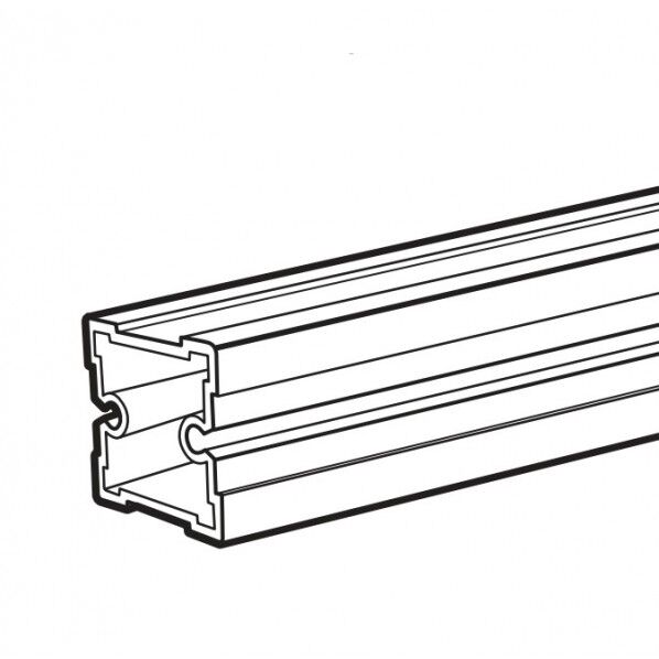 Alframe(アルフレーム)25mmアルミフレーム本体 溝水平2方向型(B-3)