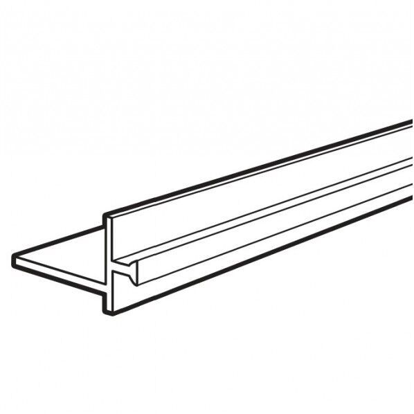 エーディエフ Alframe(アルフレーム)25mmアルミフレーム用アダプタ 棚受け15mm 25×25mm/L=600 アルミシルバー N-15-600 1本...