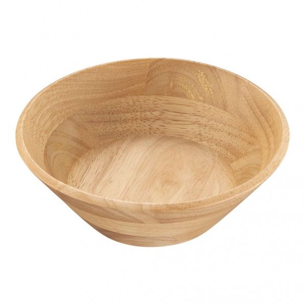 ラバーウッド 縁なしサラダボール