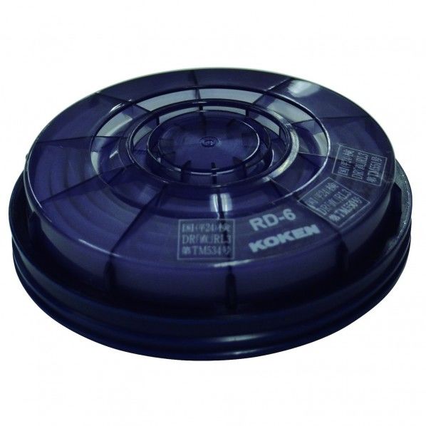 防じんマスク用交換フィルター アルファリングフィルタ(1組) RD-6 2個