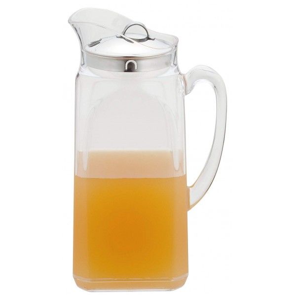 UK ウォーターピッチャー スクエア 1.7L メタルトップ PUOC801 1個