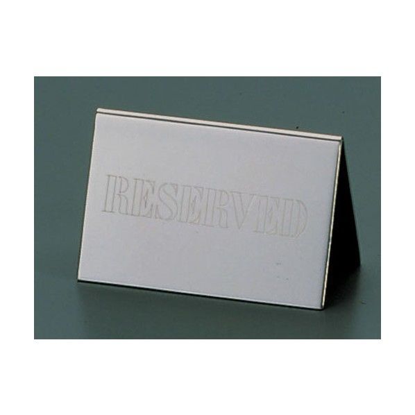 UK 18－8テーブルリザーブカード PTC19 1個