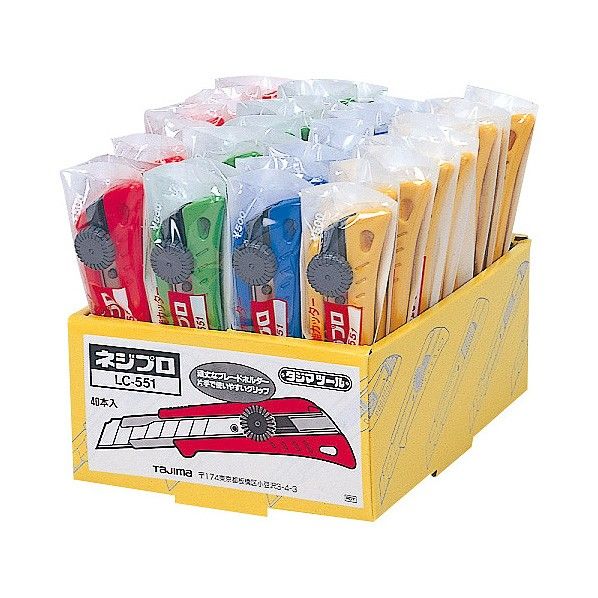 作業用カッターネジプロ4色ミニコン40本セット