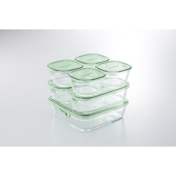 パック&レンジシステムセット グリーン PST-PRN-G7 7個