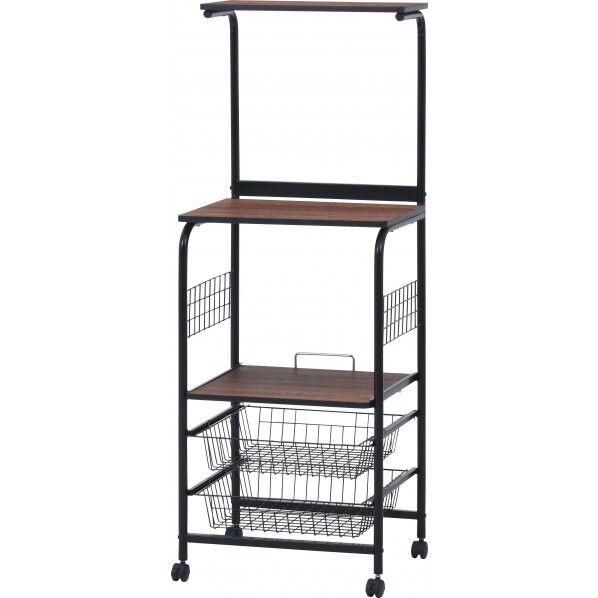 レンジワゴン FBC-03-1 ブラック 14637 1台