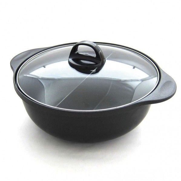 火鍋風仕切り鍋 26cm QHN4101 1個