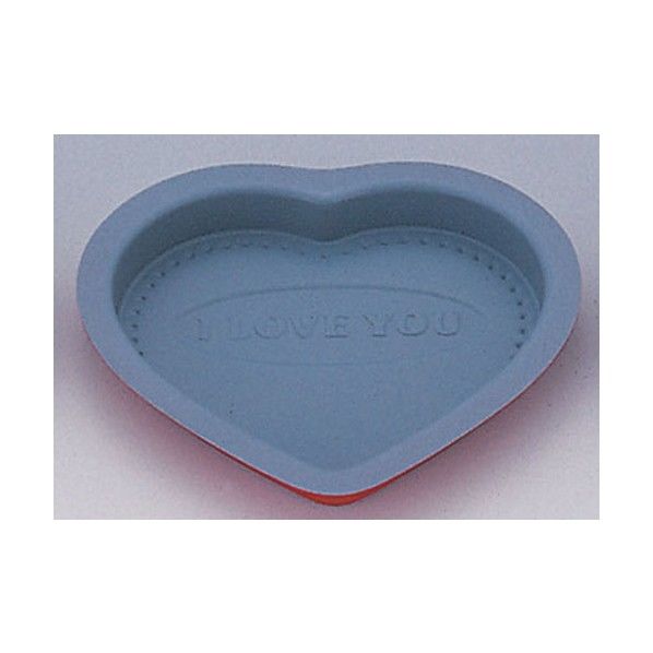 トッピングオレンジ ハートチョコレート型 大 WTY05123 1個