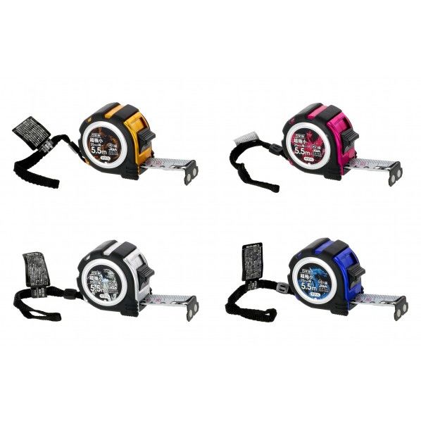 四聖獣超極小コンベックス 4色(ピンク・青・白・黄)アソート 25mm×5.5m 1個