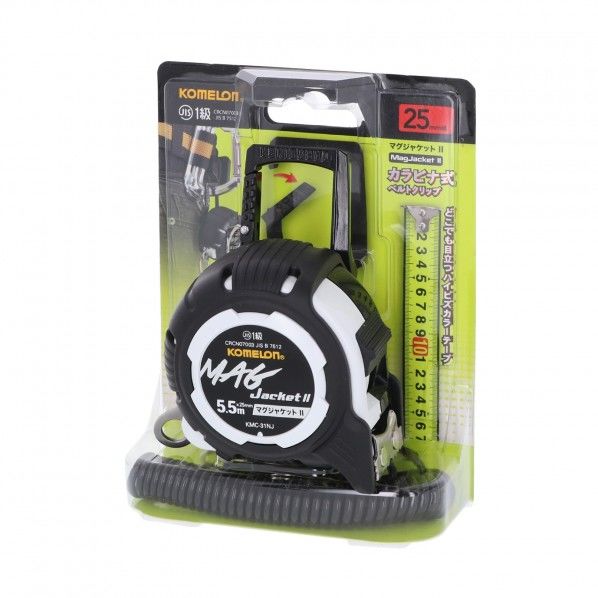 マグジャケットIIリミテッド落下防止コード付 25-5.5m KMC-31NJ 1個