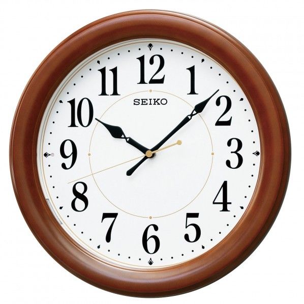 セイコー 木枠電波掛時計 KX204B ZKL7701 1個