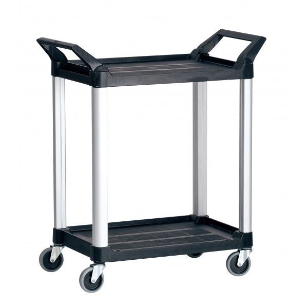 トラスト Hi5ユーティリティーカート ブラック S2段 HKC9201 1個