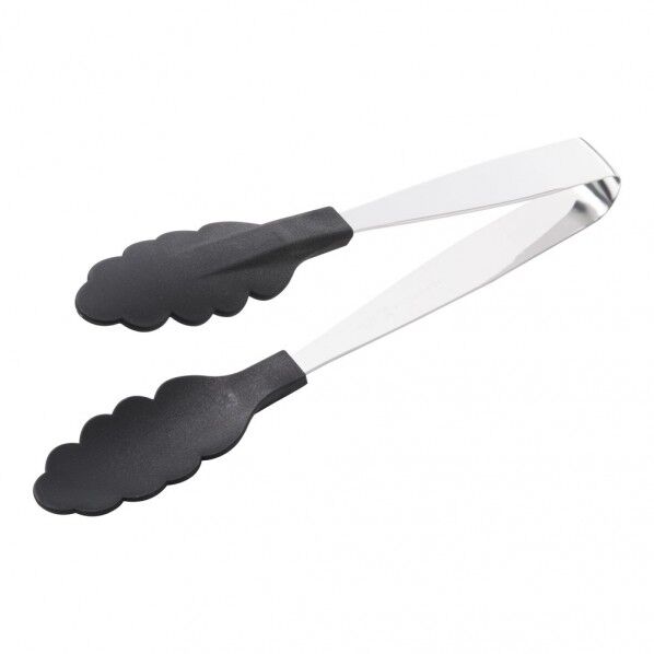 18-0抗菌 耐熱カラートング ミニ ブラック BTVL001 1個