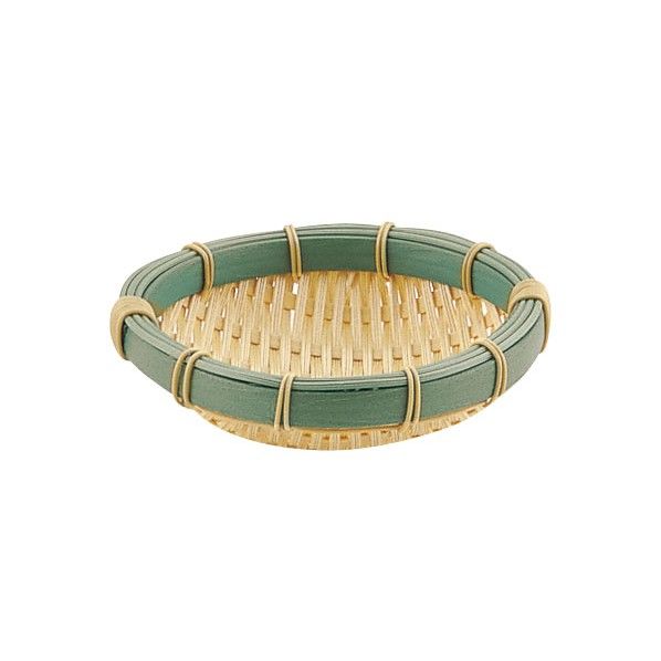 PP 竹 丸型 深ざる