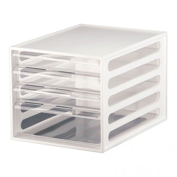 レターケース ロコス F4 ホワイト XLT7201 1個