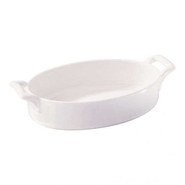 オーバルディッシュ ホワイト 18cm RLB1405 1個