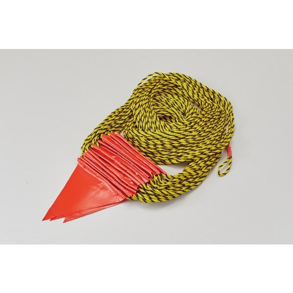 三角旗付標識ロープ(トラロープ) 標識ロープ-200