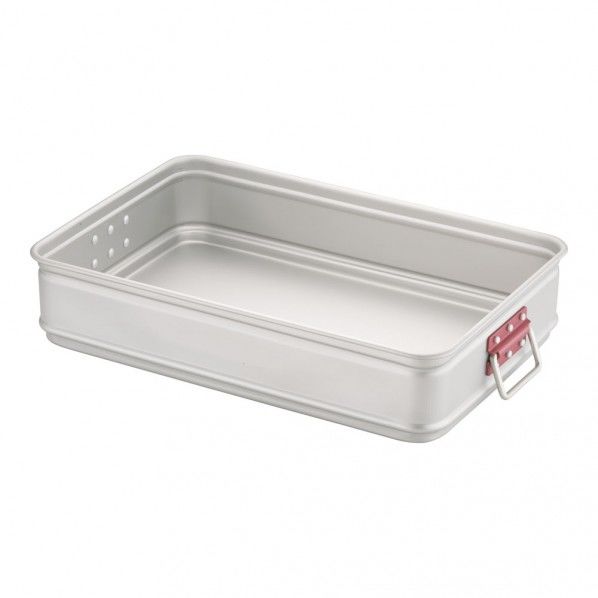 アルミ カラーハンドル番重110 大 ABVB301 1個