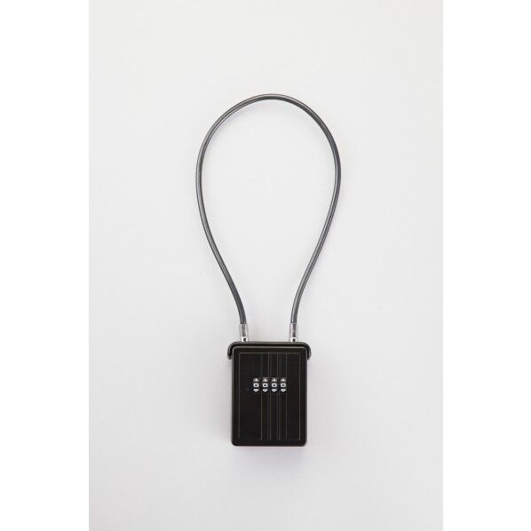 ワイヤー式キーストックmini キーストック-7 可変式ダイヤル錠 68×83×37mm 302107 1個