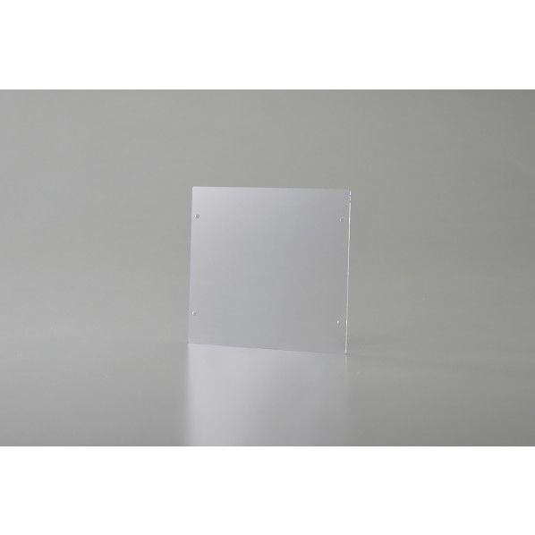 高輝度蓄光標識貼付用プレート 壁面用 KEP1212 132×144mm 377015 1枚