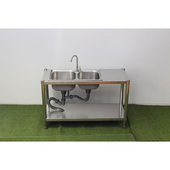 APET ステンレス流し台 Wシンク TAN-981 1台