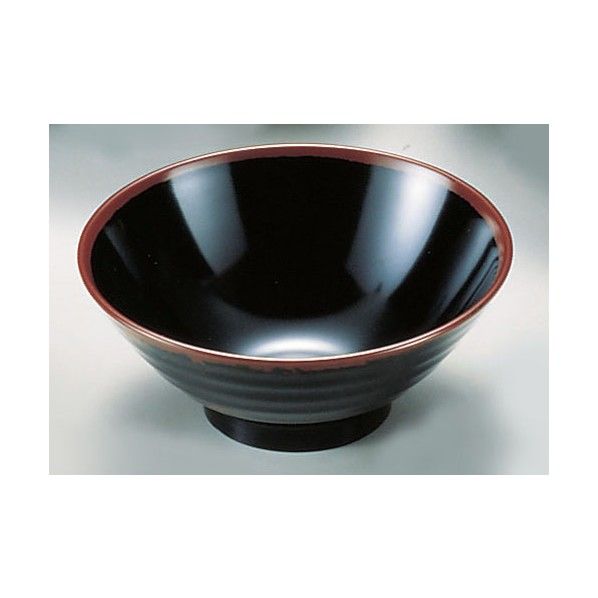 メラミン「長次郎窯」 そば丼(大) RSB20001 1個